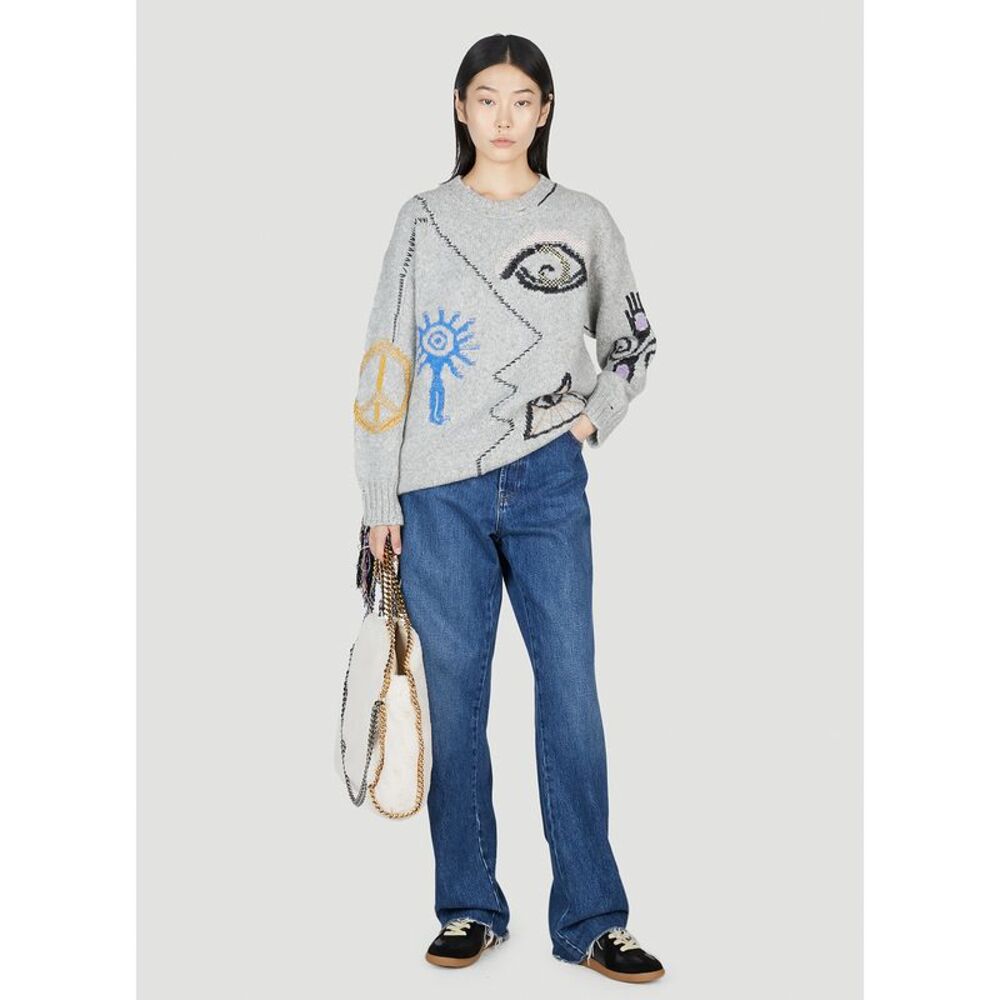 Stella Mccartney Women Folklore Embroidery Sweater - Picture 2 of 6